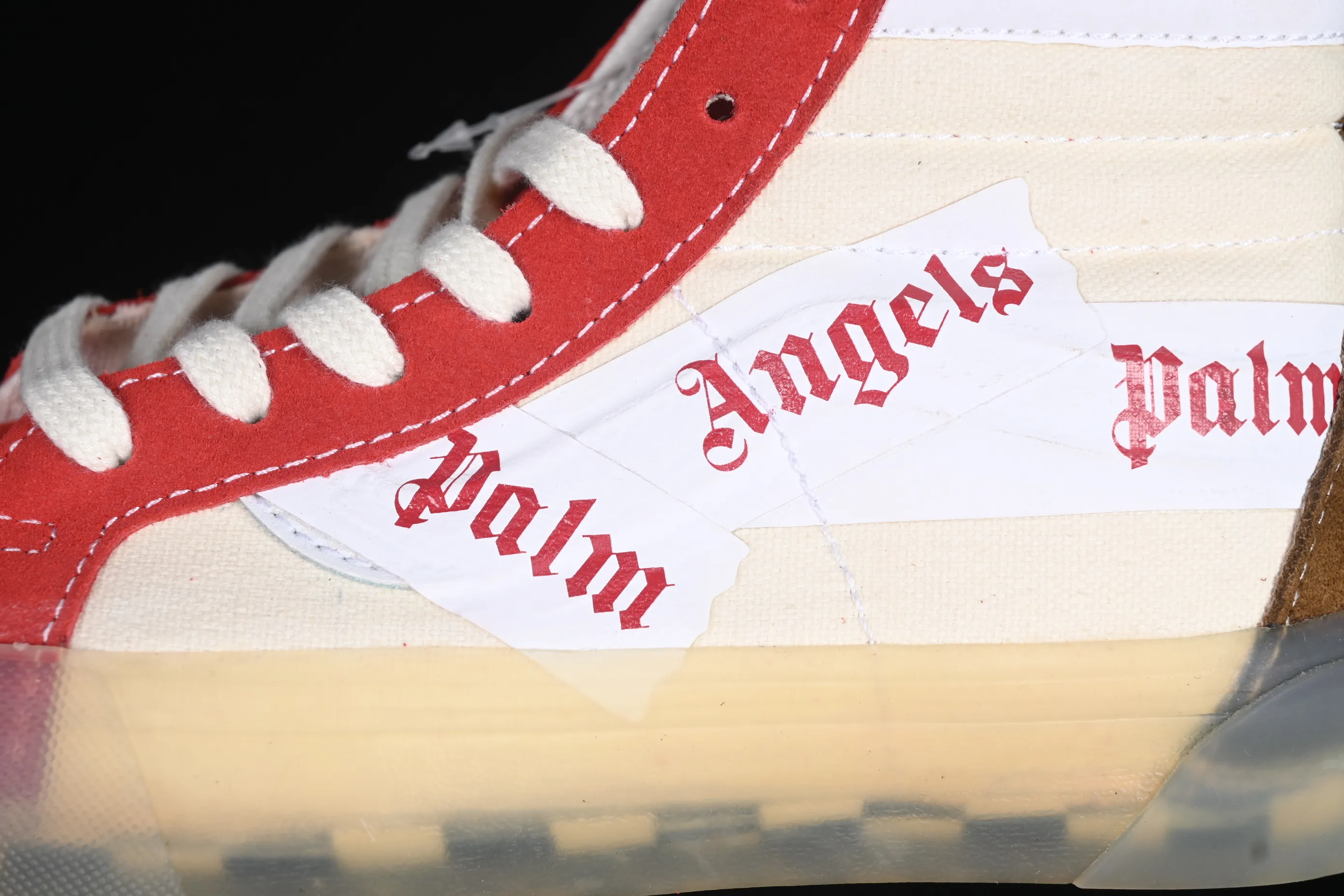 All categories Vans Vans series Vans Mid Vans China Palm Angels x Vans Sk8-Mid joint mid-top casual sneakers VN000CRPGRN